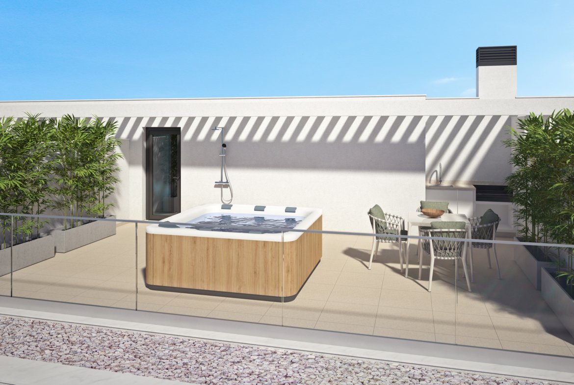 Exterior view 0009 of Salinas Residence, new apartments for sale in Portas do Sol, Tavira, Algarve, near unit 3.3