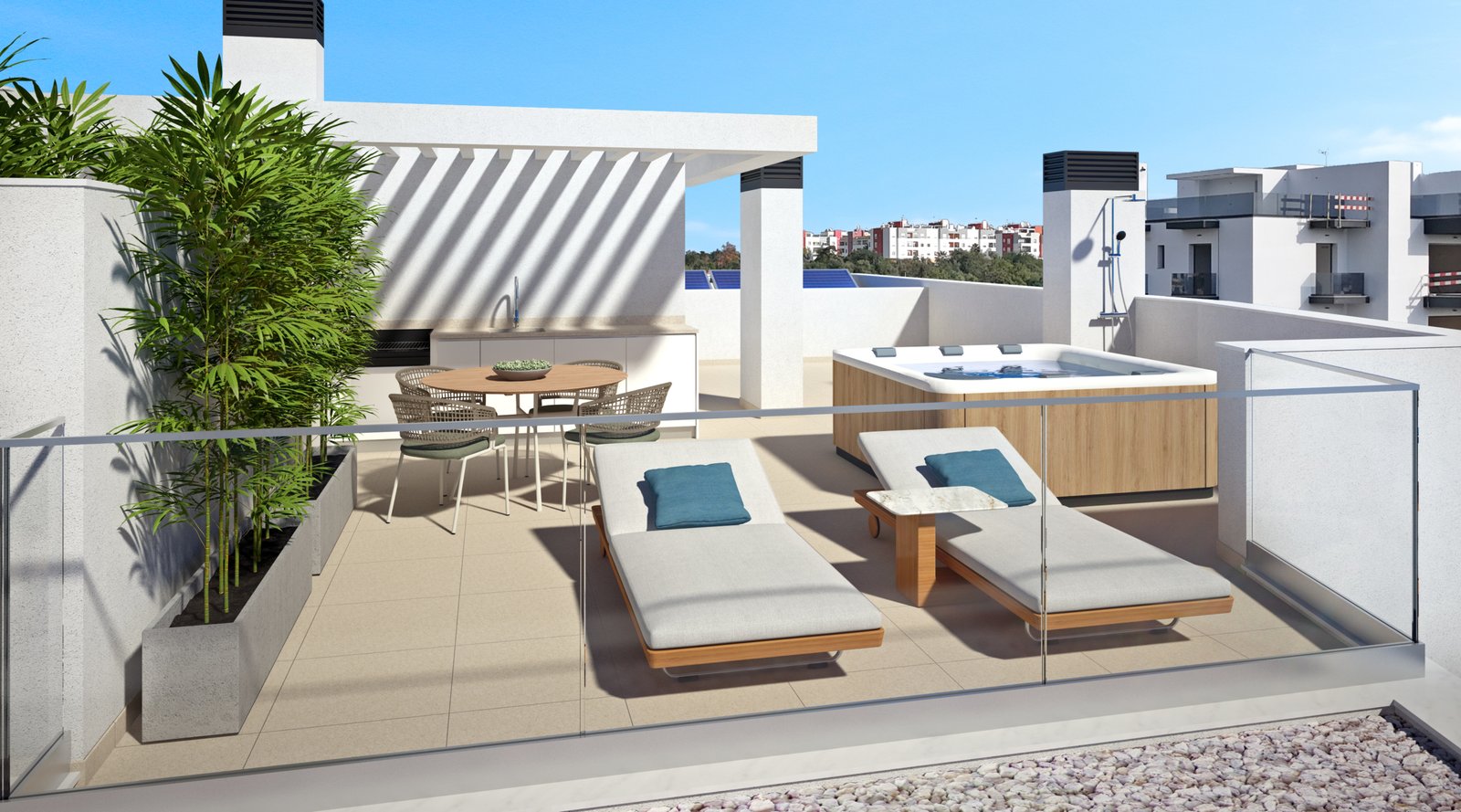 20260102_0010_3.4 Exterior view 0010 of Salinas Residence, new apartments for sale in Portas do Sol, Tavira, Algarve, near unit 3.4