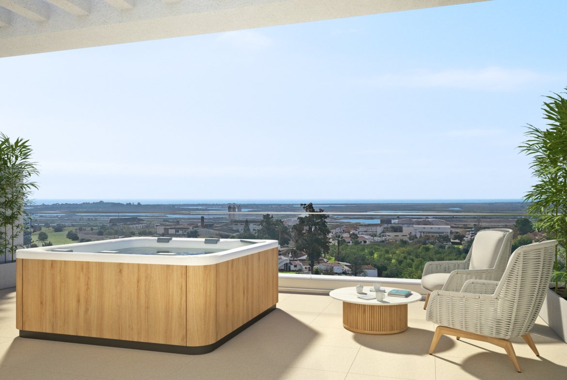 Exterior view 0012 of Salinas Residence, new apartments for sale in Portas do Sol, Tavira, Algarve, near unit 3.2