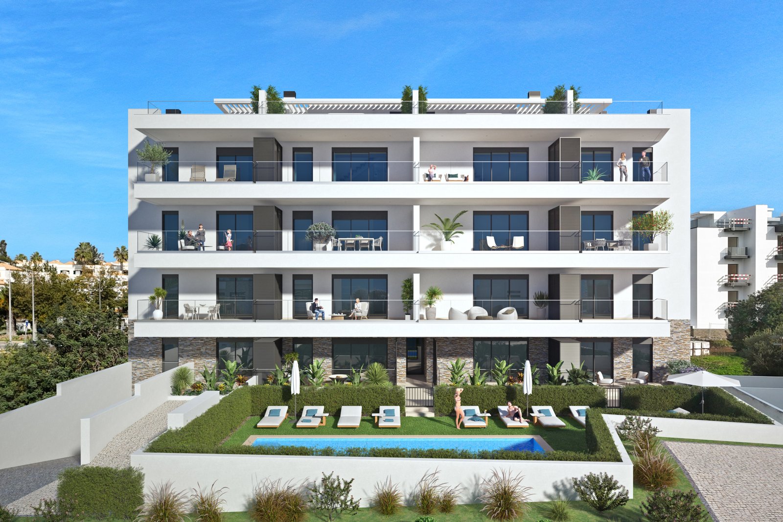 20260204_0003 Exterior view 0003 of Salinas Residence, new apartments for sale in Portas do Sol, Tavira, Algarve